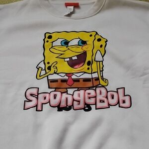 Nickelodeon SpongeBob White Sweatshirt